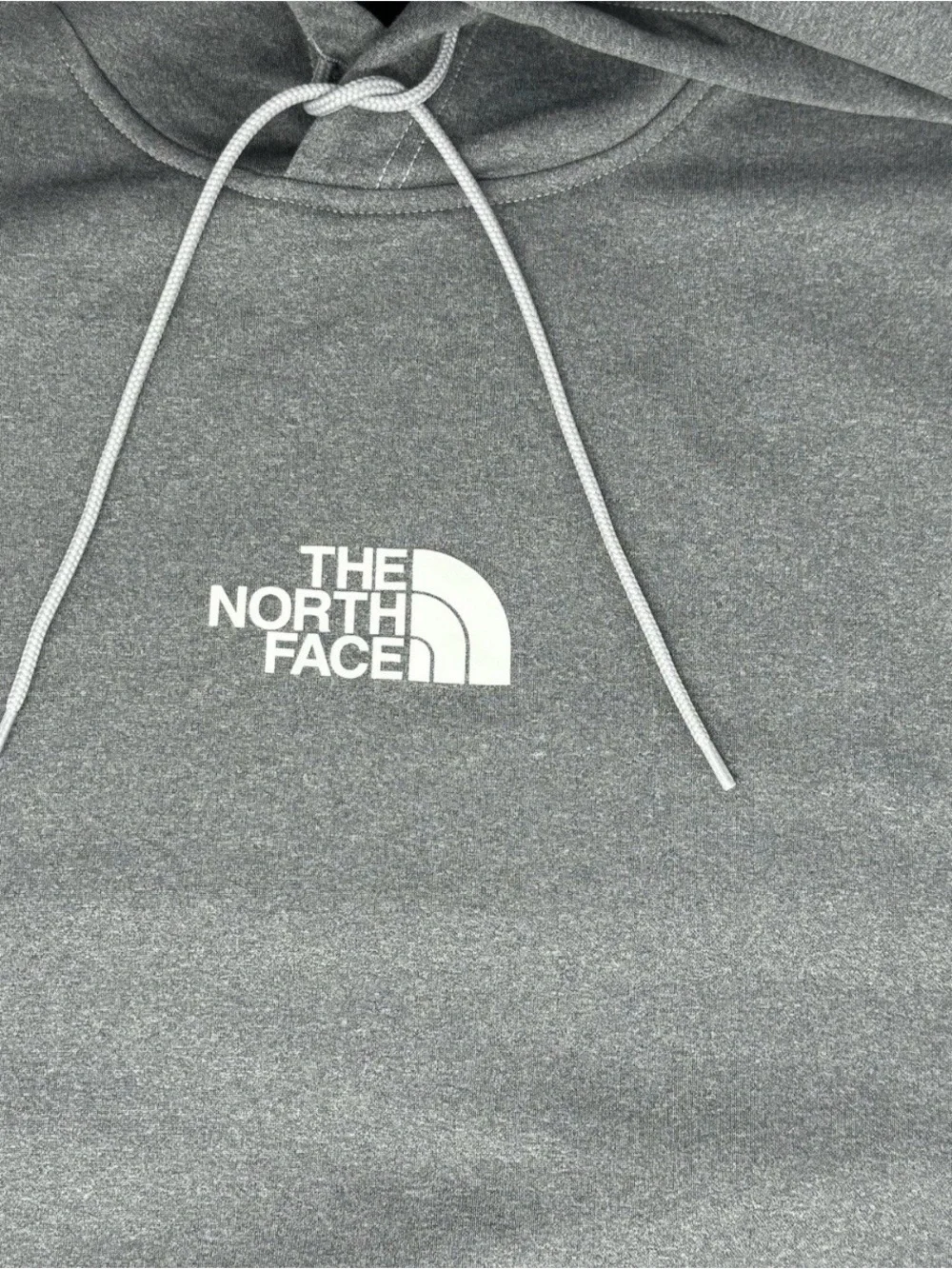 The North Face Men's Dark Gray Pullover Hoodie with Chest Logo